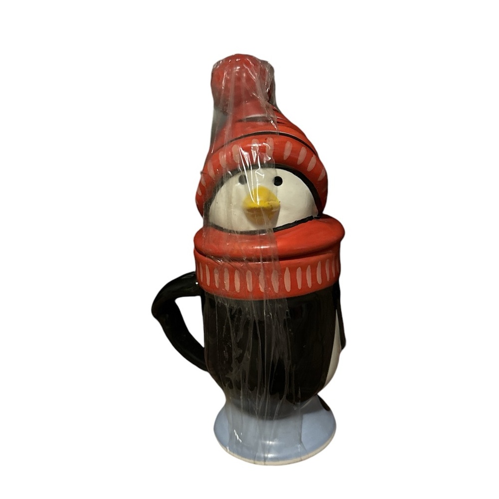 Penguin Winter Christmas 2 Piece Mug
